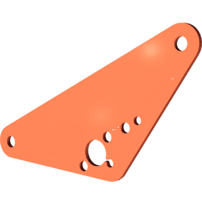 Pièces agricoles - Pièce divers - plaque d’interface peinte