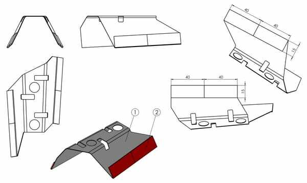 Pièces agricoles - Travail du sol - Racleur carbure utilisable pour Kuhn