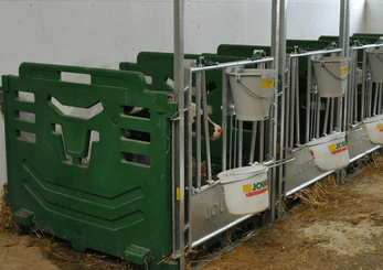 Accessoires et options matériel  - Matériel d'élevage - autre - PACK DE 11 PAROIS LATERALE PEHD VERTE CASE A VEAU