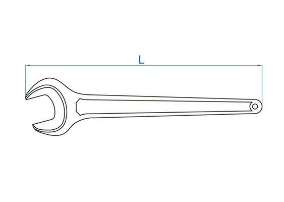 Outils - Outils divers - Clé à fourche 17mm finition phosphatée
