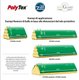 Bâche de protection PolyTex® DLG 9,8x25m