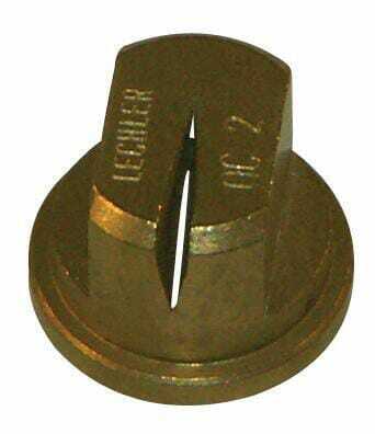 Pièces agricoles - Pièce Pulvérisateur - Buse à jet plat OC 90° 2 dorée laiton Lechler