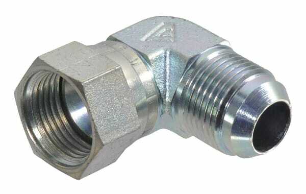 Pièces agricoles - Hydraulique - Raccord coude orientable JIC/UNF 1 1/16