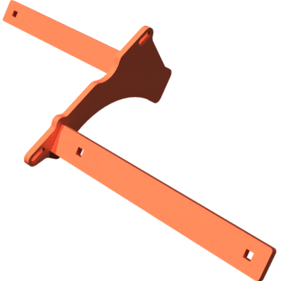 Pièces agricoles - Pièce divers - Porte-essuie-glace droit -peint-