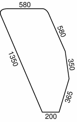 Pièces agricoles - Tracteur pièce adaptable - Vitre de porte