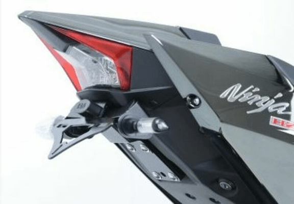 Pièces Quad & Motos - Equipement véhicule - Support de plaque R&G RACING noir Kawasaki H2