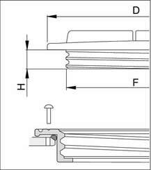 Pièces agricoles - Pièce Pulvérisateur - Couvercle de réservoir 455mm