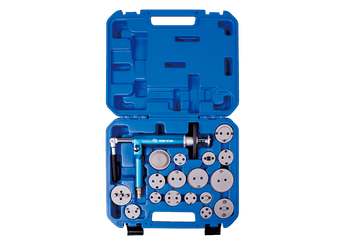 Outils - Outils divers - Coffret repousse piston de freins pneumatique 17 pièces + VW