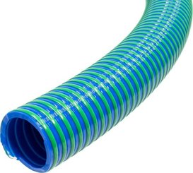 Pièces agricoles - Hydraulique - Tuyau PVC bleu/vert 1 1/2"