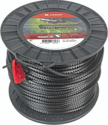 Pièces agricoles - Jardin et forêt pièce adaptable - Fil de coupe Ø 4.5mm 100m carré noir Kramp