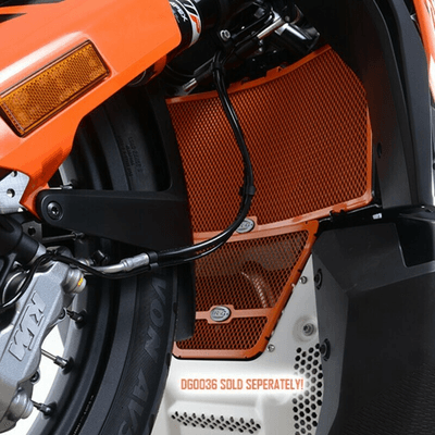 Pièces Quad & Motos - Equipement véhicule - Protection de radiateur R&G RACING orange KTM 790 Adventure