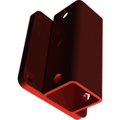 Pièces agricoles - Pièce divers - support de support soudé peint