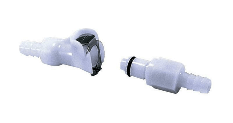 Pièces Quad & Motos - Outillage - Raccord rapide MOTION PRO Ø8mm double blocage blanc