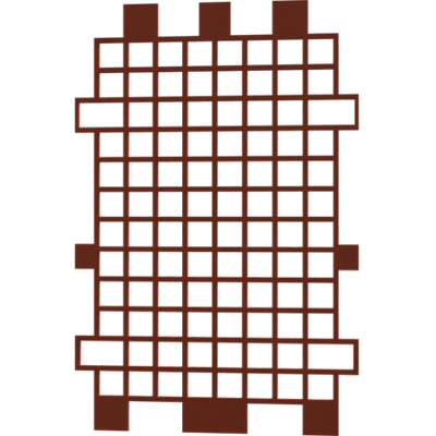 Pièces agricoles - Pièce Semoir - Inlaid écran d’engrais réservoir peint