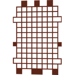 Pièces agricoles - Pièce Semoir - Inlaid écran d’engrais réservoir peint