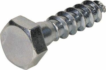 Pièces agricoles - Fasteners - Vis à bois 8x110mm, tête hexagonale 13mm, DIN 571 Kramp