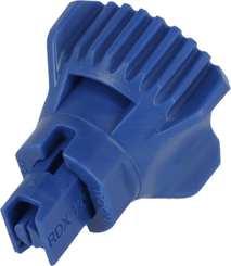 Pièces agricoles - Pièce Pulvérisateur - Jeu de buses à injection d'air (8 pièces) RDX 120° 03 bleu