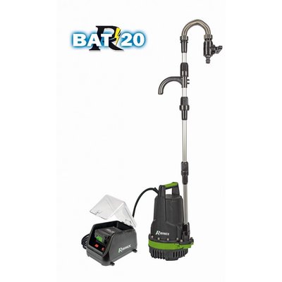 Materiels - Pompe - POMPE VIDE-FUT ET VIDE-CAVE "R-BAT20" SANS BATTERIE NI CHARGEUR