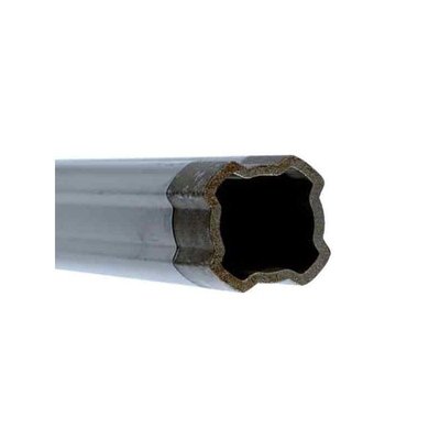 Pièces agricoles - Pièce divers - Tube quadrilobes rilsanisé 62,2 X 6 - barre de 3 mètres