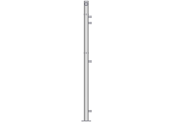 Accessoires et options matériel  - Matériel d'élevage - autre - POTEAU PLATINE DEPORTEE A GAUCHE (BOX)