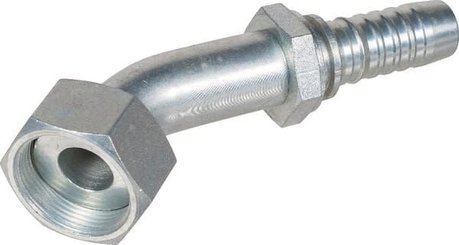 Pièces agricoles - Hydraulique - Racc. à sertir DN25-1"11/16SAE 45°