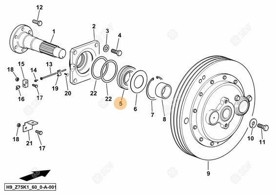 Pièces agricoles - Roulements - ROULEMENT