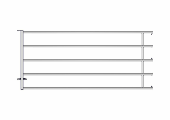 Materiels - Cage de contention - PACK DE 14 ARRIERES HERBAGE 3/4M L.2.50M