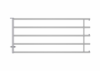 Materiels - Cage de contention - PACK DE 14 ARRIERES HERBAGE 3/4M L.2.50M