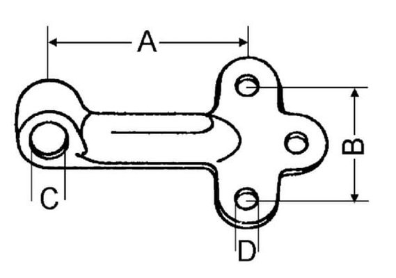 Pièces agricoles - Pièce divers - Oeillet zinguée