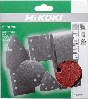 Outils - Outils divers - Disques abrasif Ø150mm K60 10st