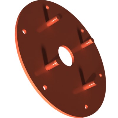 Pièces agricoles - Pièce divers - couvercle de roulement peint