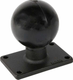 Socle rectang. av. boule 2,25"