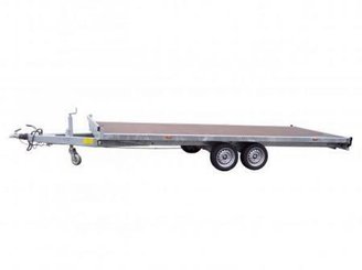 Materiels - Remorque voiture - PLATEAU ROUES DESSOUS 506x215 freiné 2 essieux PTAC : 3500 kg