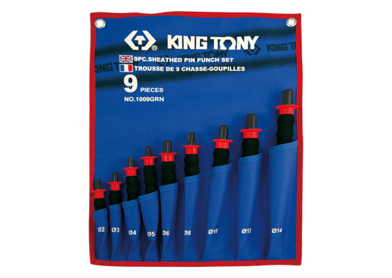 Outils - Outils divers - Jeu de 9 chasse-goupilles gainés 2-14mm finition brunie