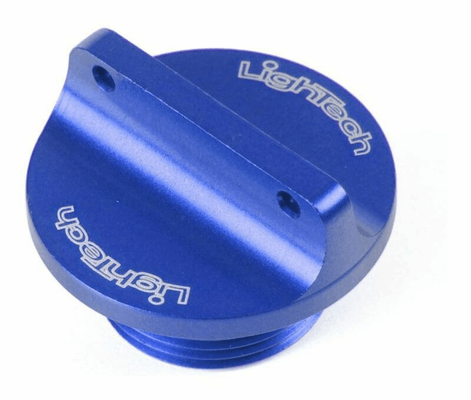 Pièces Quad & Motos - Pièces communes - Bouchon de carter d'huile LIGHTECH 2 trous cobalt M22 x 1,5