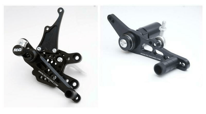 Pièces Quad & Motos - Pièces communes - Commandes reculées R&G RACING noir Ducati