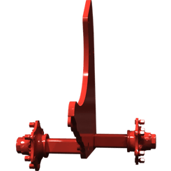 Pièces agricoles - Pièce divers - cadre de roue droite soudé -peint-