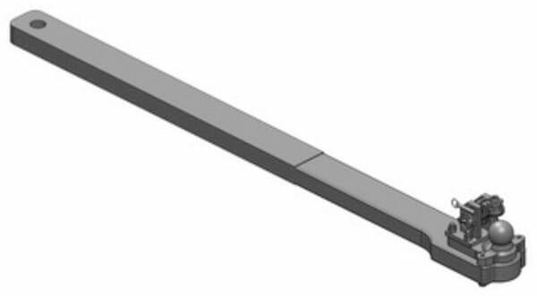 Pièces agricoles - Tracteur pièce adaptable - Barre d'attelage renforcée K80® Case Steiger/Quadrac 350-500