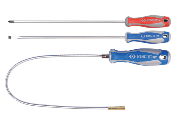 Outils - Outils divers - Jeu de tournevis à fente et PHILLIPS® + doigt magnétique - 3 pièces