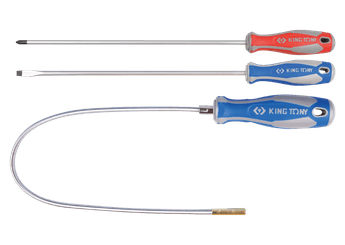 Outils - Outils divers - Jeu de tournevis à fente et PHILLIPS® + doigt magnétique - 3 pièces