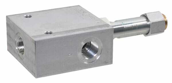 Pièces agricoles - Hydraulique - Régul.press. 3v. c.pre. NF1/2"