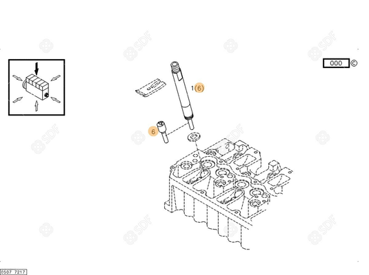 Pièces agricoles - Pieces moteur - PULVERISATEUR