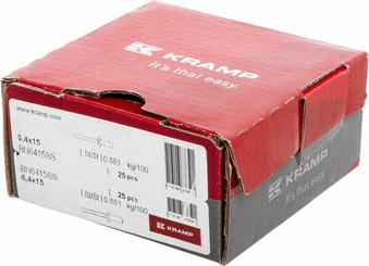 Pièces agricoles - Fasteners - Rivet aveugle en acier 6,4x15