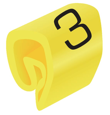 Pièces agricoles - Electricité - Codage fil, 1,5-4 mm, jaune 3