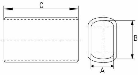 Pièces agricoles - Fasteners - Armature à sertir 12 mm