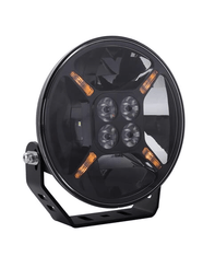 Pièces agricoles - Eclairage - Phare LED, 60 W, rond, 9-36 V, Ø180 mm, feu de jour, double éclairage de stationnement