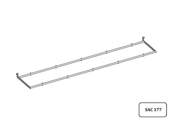 Materiels - Matériel d'élevage - autre - CADRE PORTE-SEAUX NU 5 PLACES 2.57M