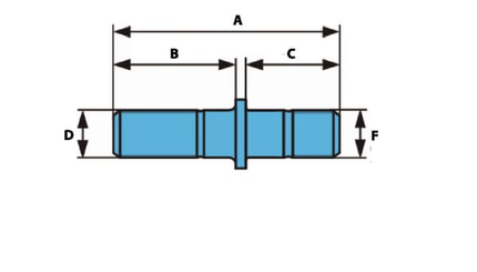Pièces agricoles - Pièce divers - Boulon de roue complet