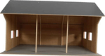 Hangar agricole pour 3 véhicules 1:16
