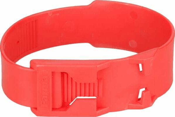 Pièces agricoles - Cloture,Jardin & Sylviculture - Bracelet plastique rouge